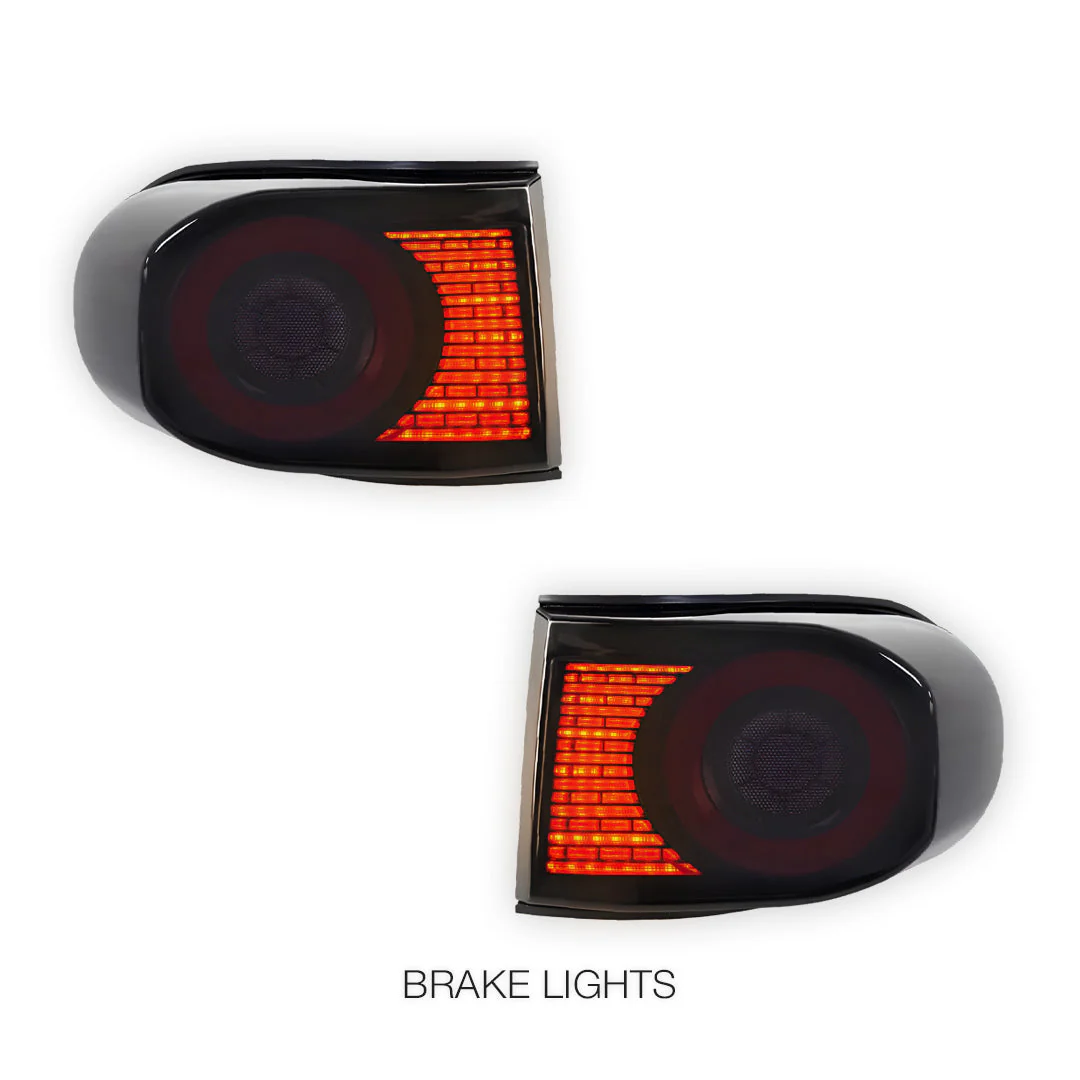 Toyota FJ Cruiser GSJ15R (2011 - 2017) Smoked Sequential 3D Full LED Stripe Bar Tail Lights LH + RH - Image 3