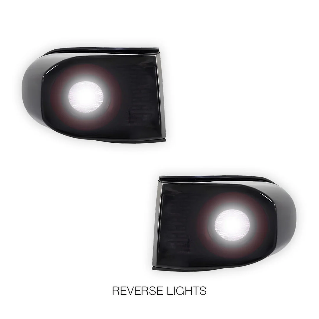 Toyota FJ Cruiser GSJ15R (2011 - 2017) Smoked Sequential 3D Full LED Stripe Bar Tail Lights LH + RH - Image 5