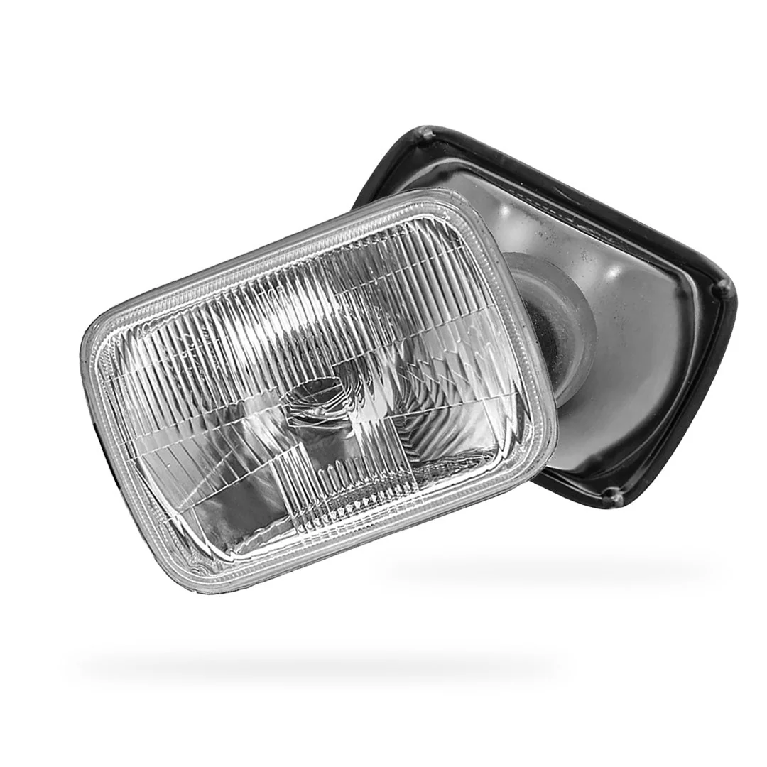 Toyota HiAce H50 / H60 / H70 / H100 (1985 - 1998) Headlights with H4 Globe Glass Lens LH + RH