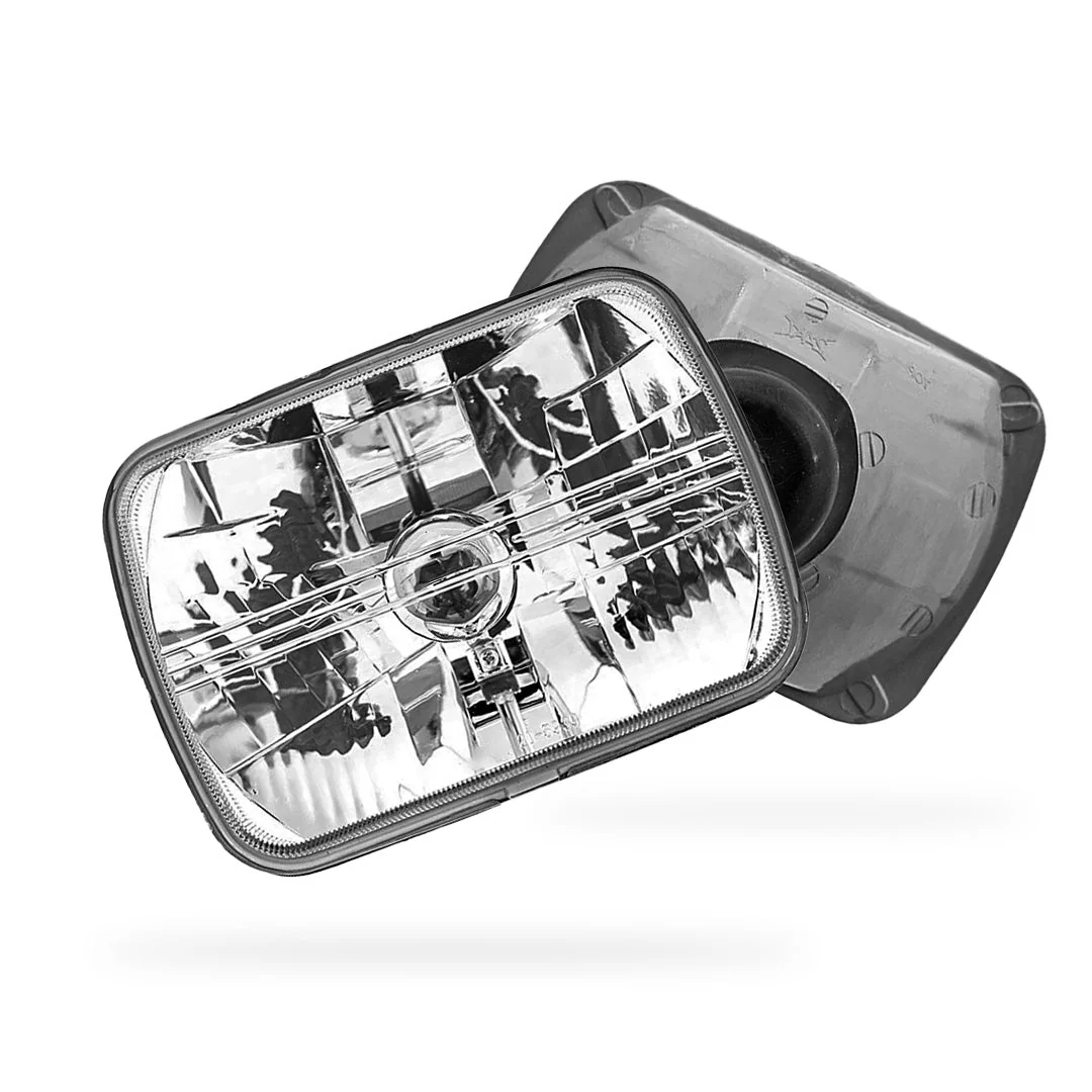 Toyota HiAce H50 / H60 / H70 / H100 (1985 - 1998) Headlights with H4 Globe Glass Lens LH + RH - Image 4