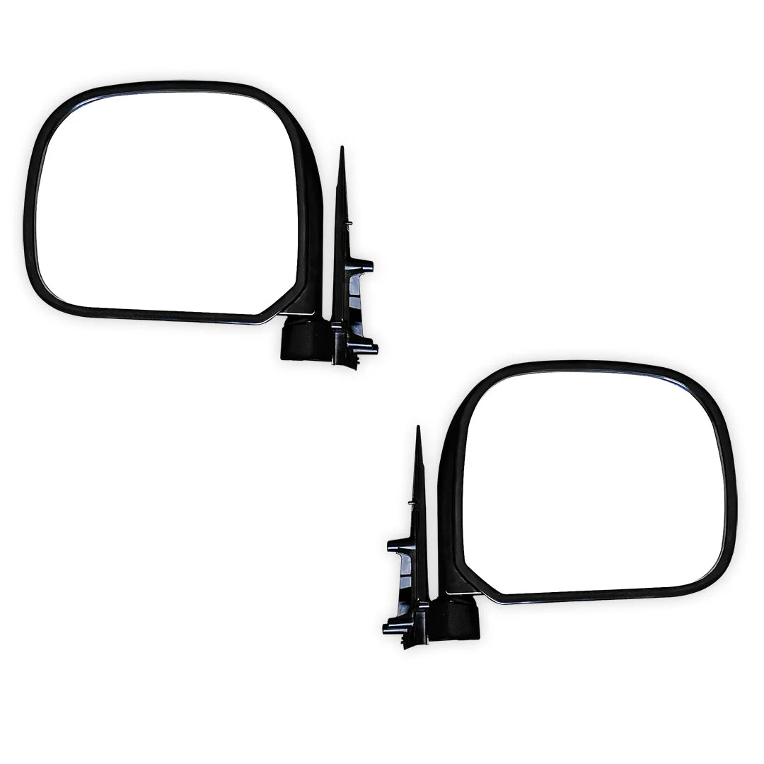 Toyota Hiace H100 Series (1989 - 2005) Manual Door Mirrors (Black) - Image 2