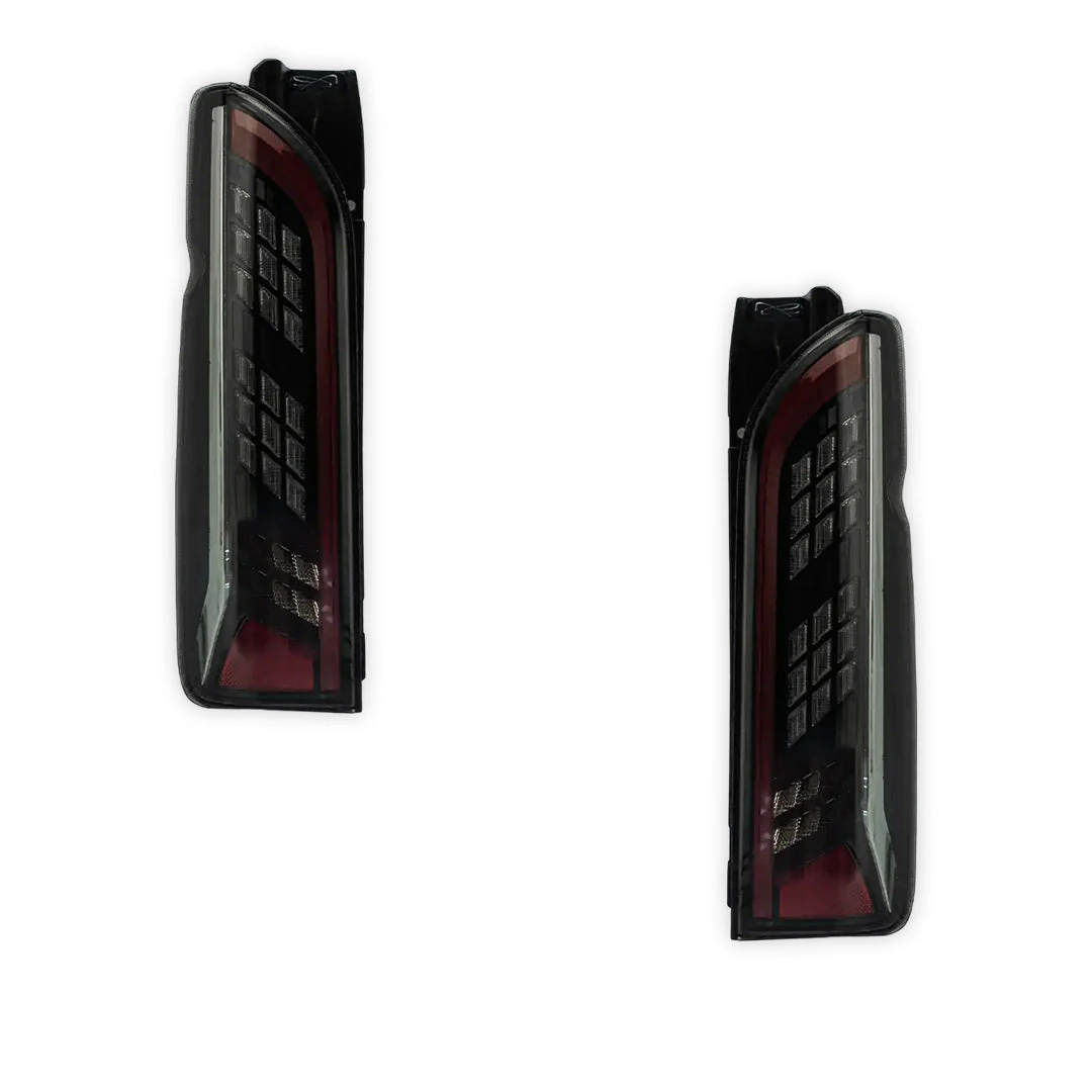 Toyota Hiace H200 (2005 - 2018) Sequential Smoked Tail Lights LH + RH - Image 6
