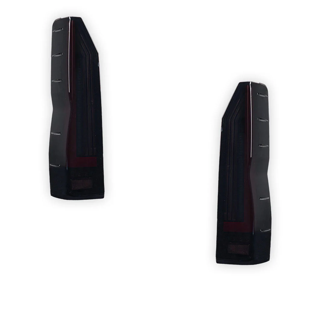 Toyota HiAce H300 (2020 - 2025) Smoked Black Sequential Full 3D LED Stripe Tail Lights LH + RH - Image 6
