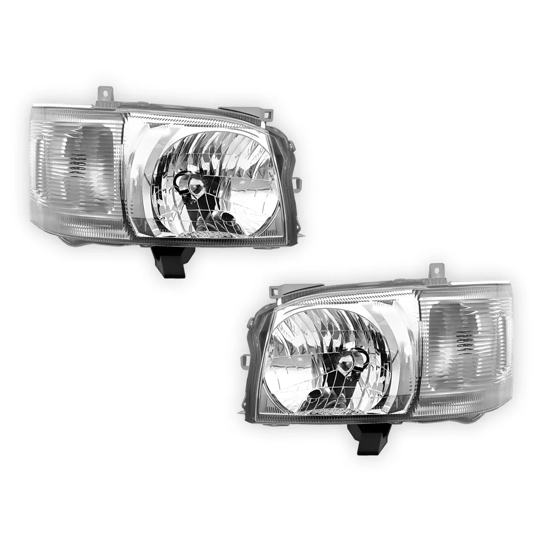 Toyota HiAce High Roof (2005 - 2010) OEM Style Headlights LH + RH - Image 2
