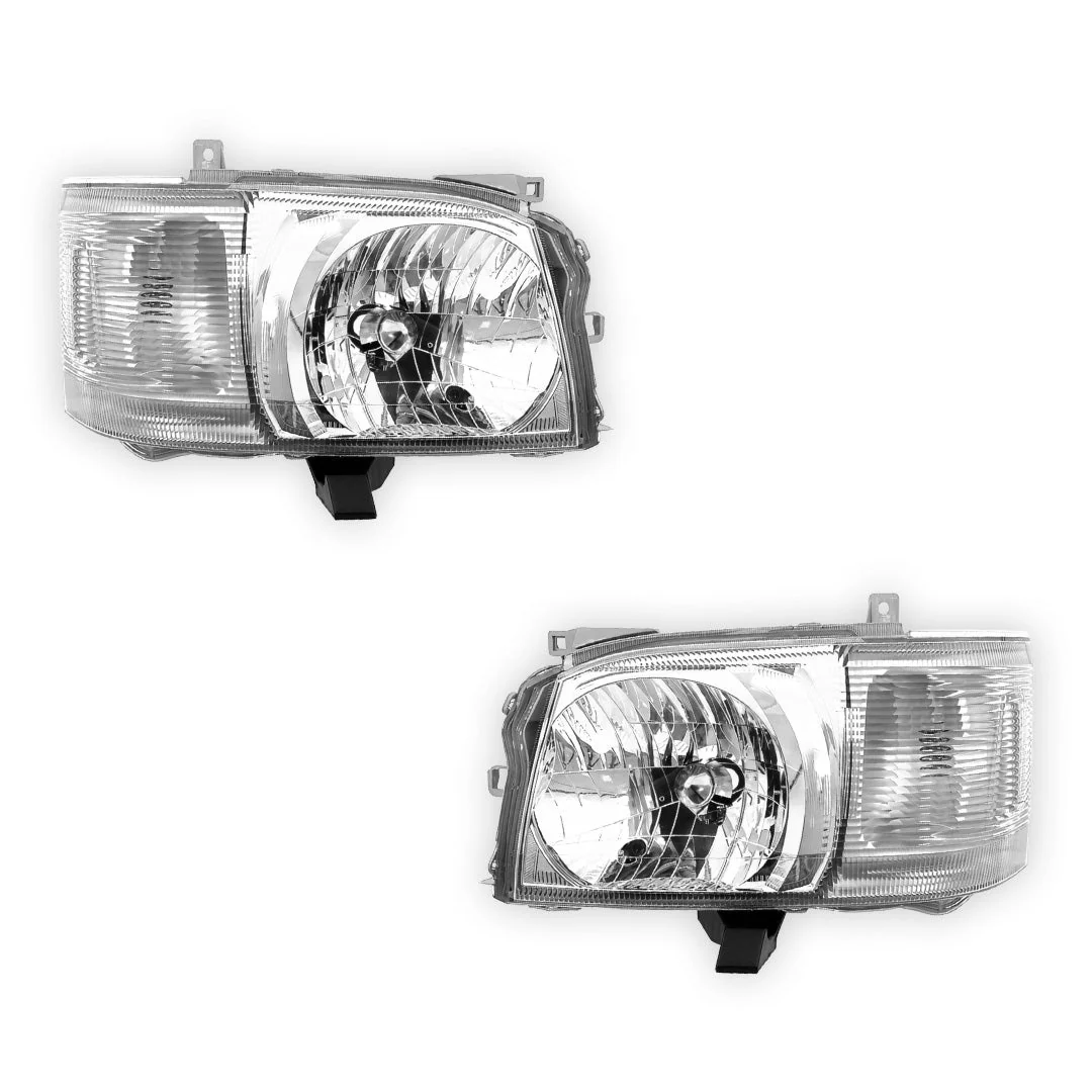 Toyota HiAce High Roof SLWB Van (2005 - 2010) OEM Style Headlights LH + RH - Image 2