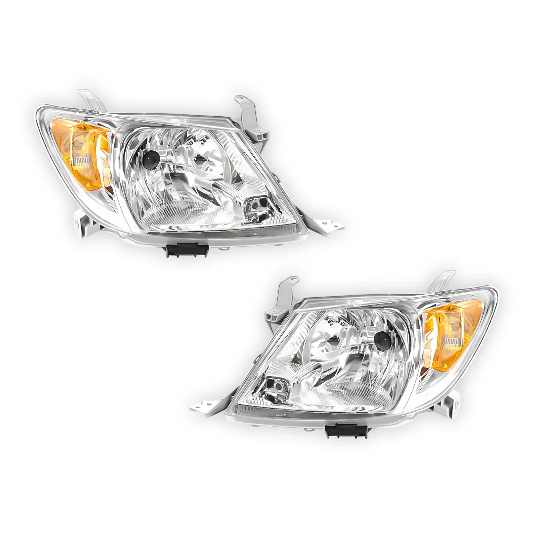 Toyota Hilux N70 2WD / 4WD (2005 - 2008) Headlights LH + RH - Image 2
