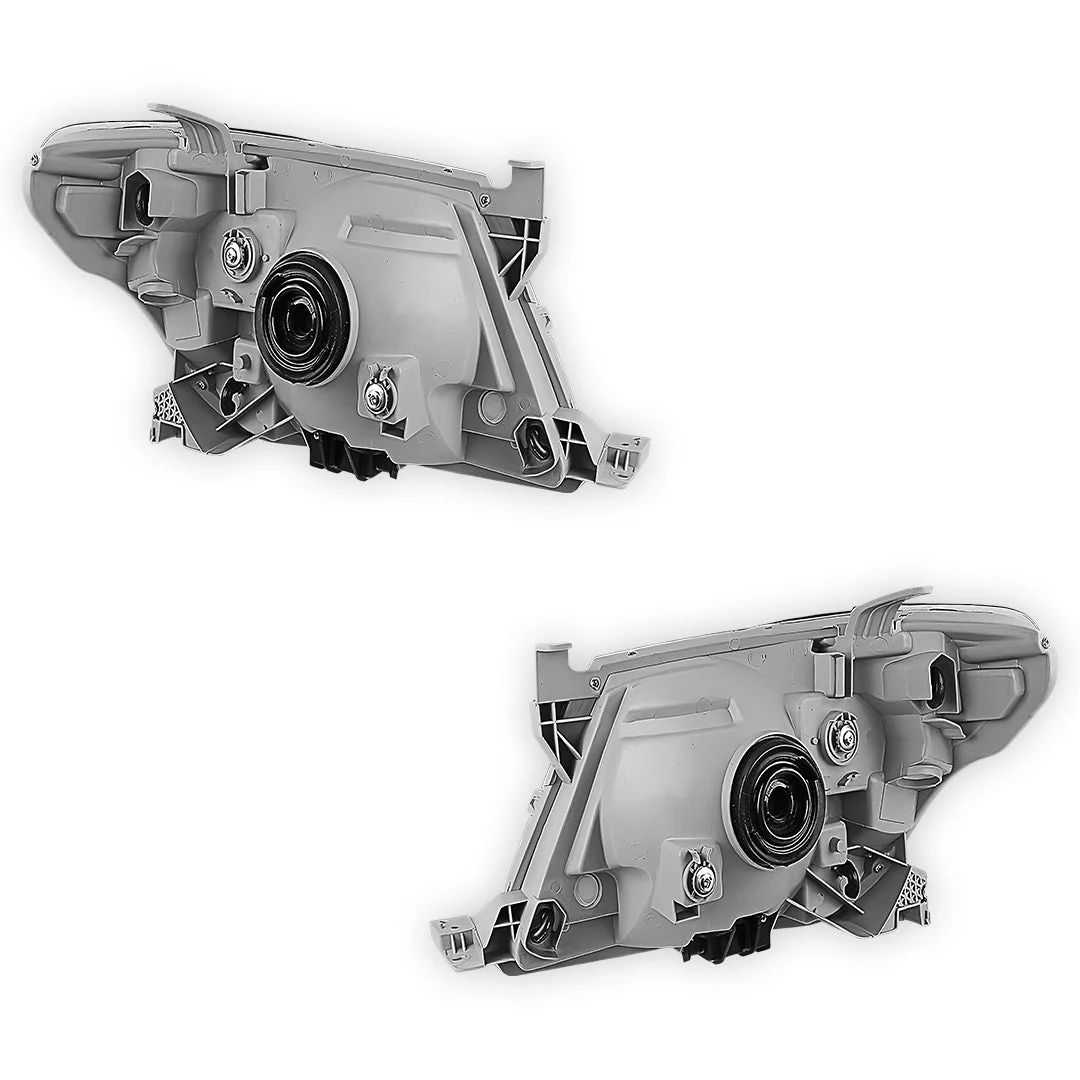 Toyota HiLux GGN / KUN / TGN Ute (2005 - 2012) Smoked Corner Lights Clear Headlights LH + RH - Image 2