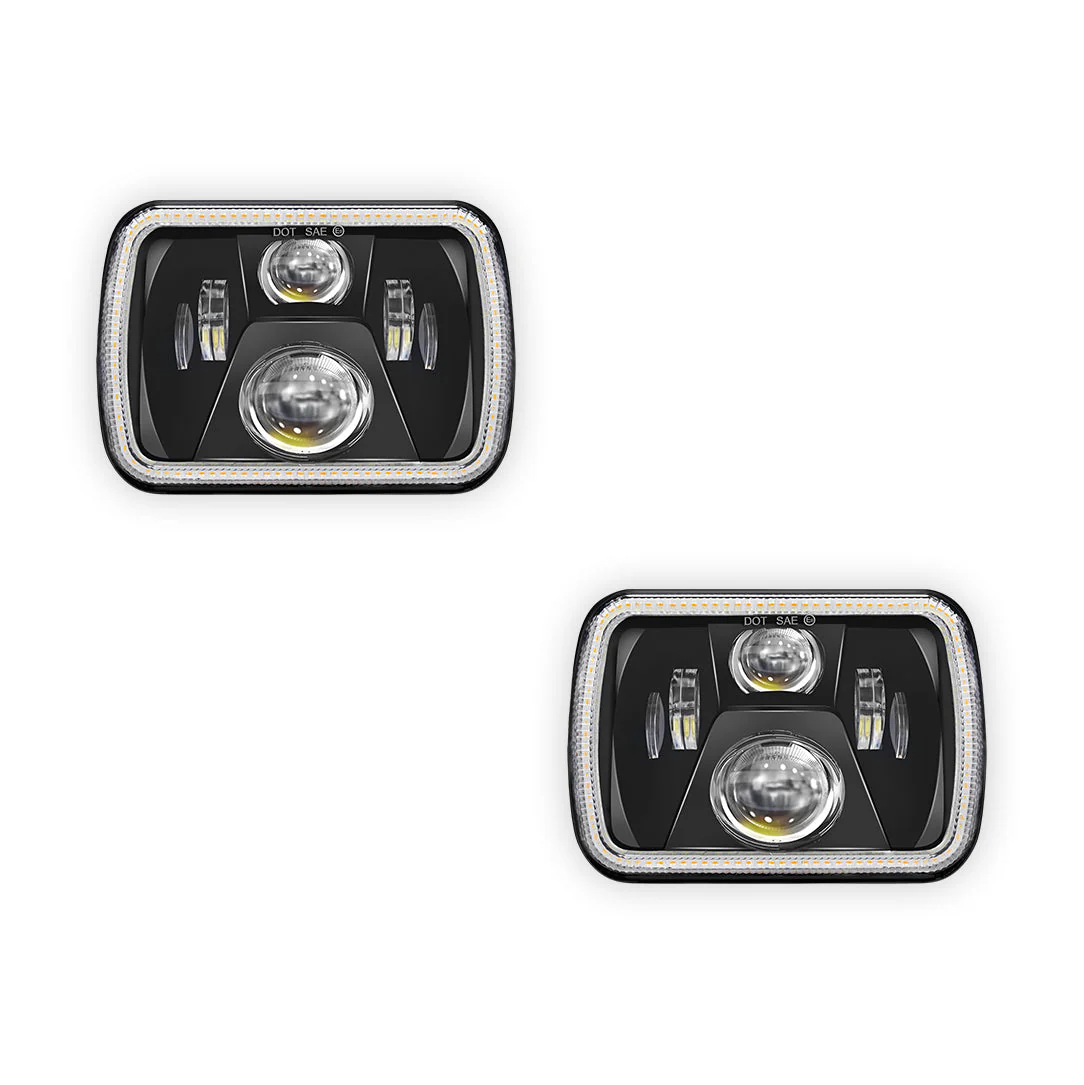 Toyota HiLux N40 / N50 / N60 (1983 - 2004) LED Headlights Halo DRL  LH + RH - Image 29