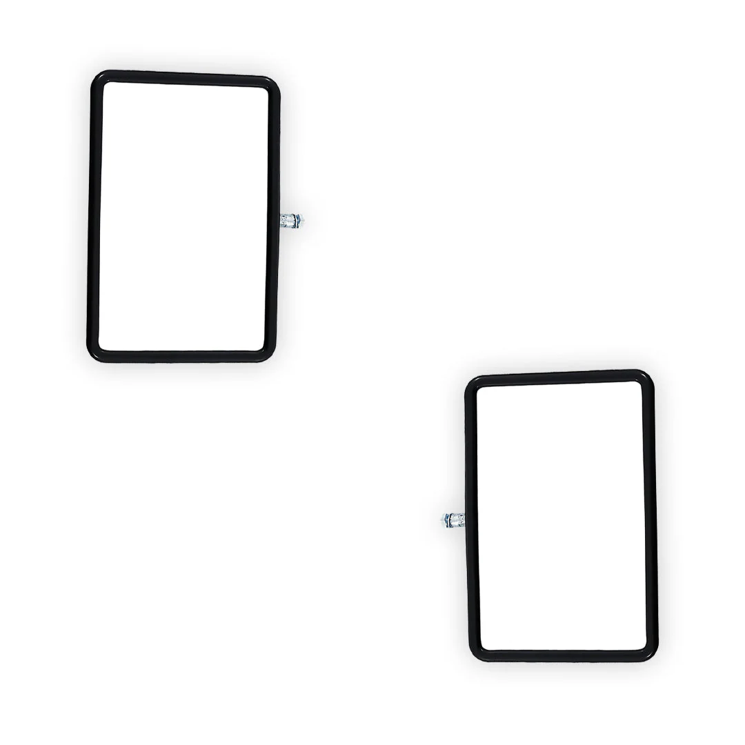 Toyota HiLux N50 (1988 - 1991) Black Head Door Mirrors LH + RH - Image 2