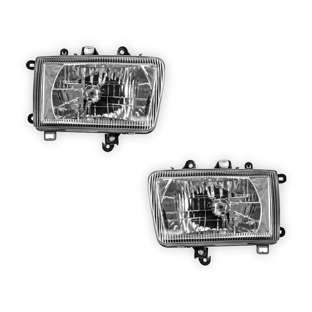 Toyota HiLux N50 (1991 - 1997) Halogen Headlights LH + RH - Image 2