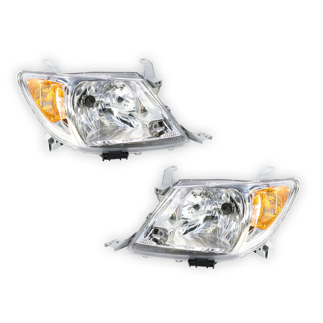 Toyota HiLux N70 (2005 - 2008) OEM Style Headlights LH + RH - Image 2