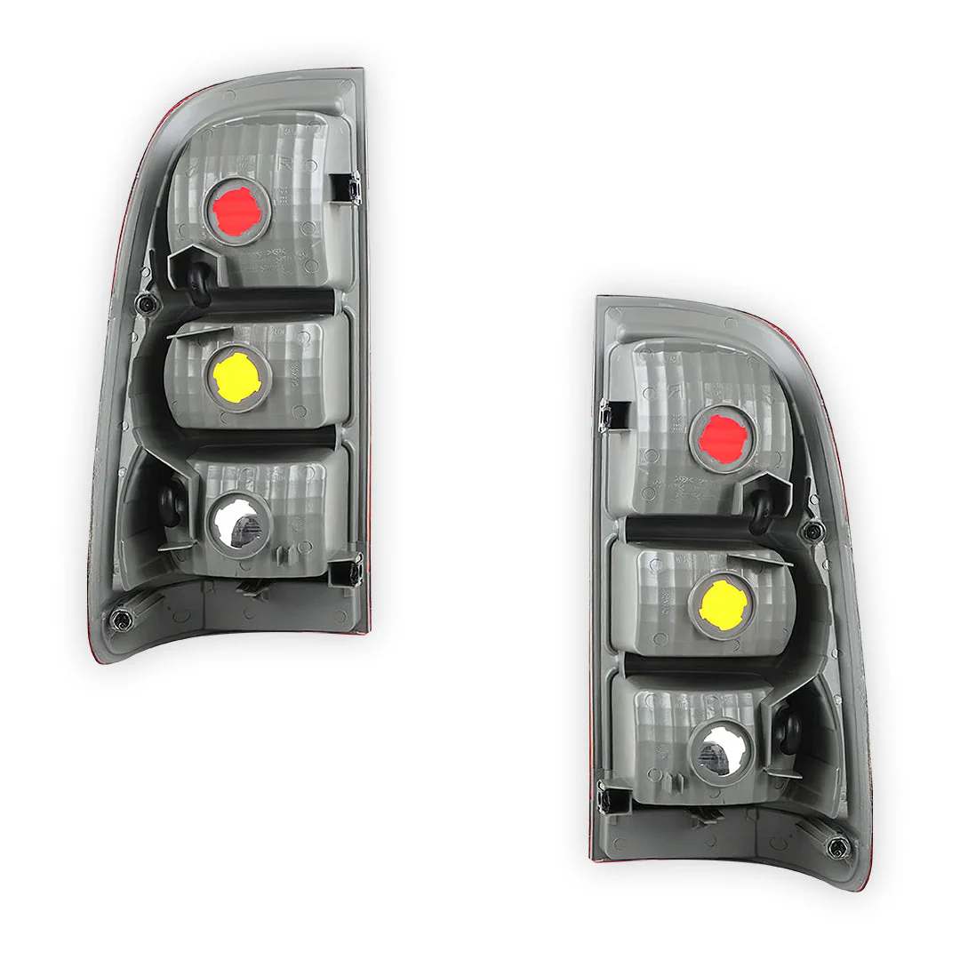 Toyota Hilux N70 (2005 - 2011) Tail Lights LH + RH - Image 2