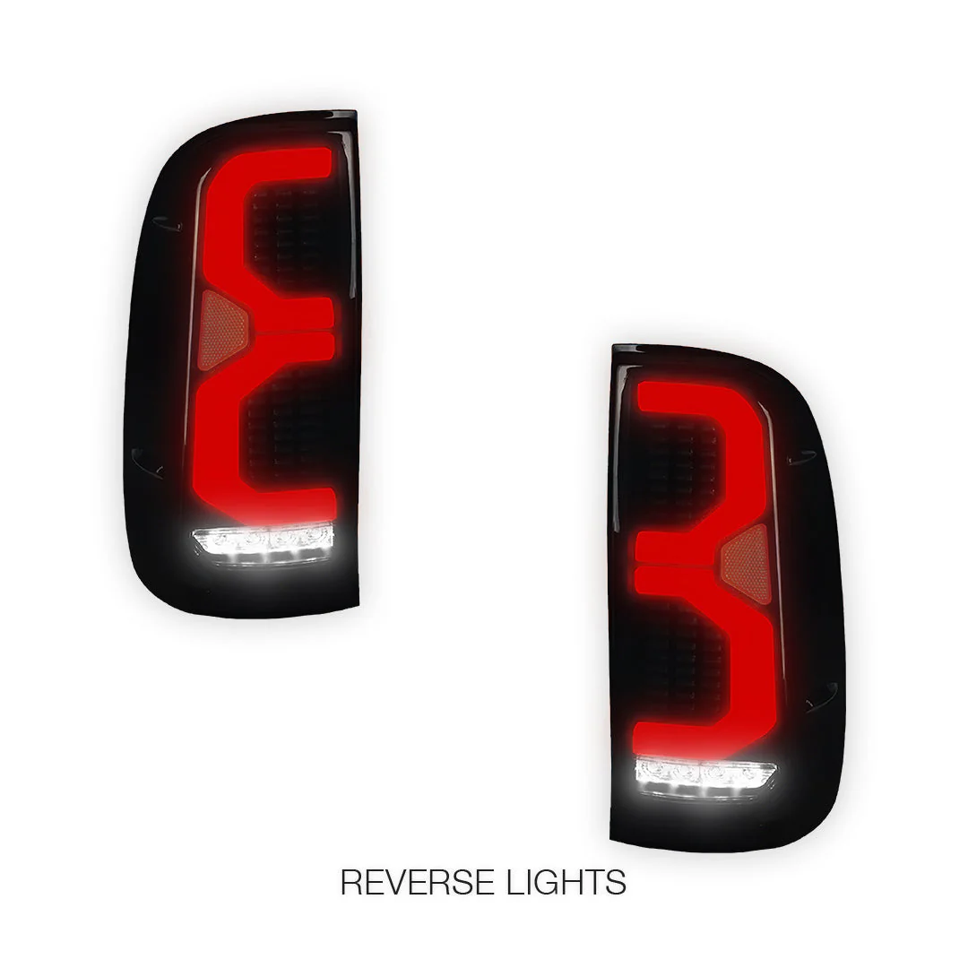 Toyota Hilux N70 (2005 - 2014) Smoked LED Tail Lights LH + RH - Image 5
