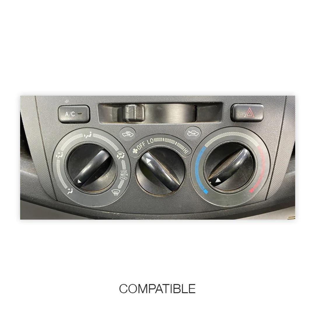 Toyota Hilux N70 (2005 - 2015) 9" 13.3" Wireless Android 15 Head Unit for Apple CarPlay / Android Auto Straight Knob AC Panel - Image 4