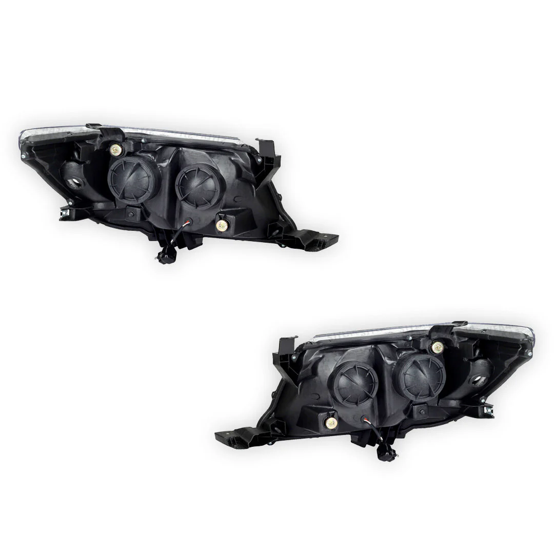 Toyota Hilux N70 (2005 - 2015) Halo Angel Eyes Projector Headlights LH + RH - Image 3