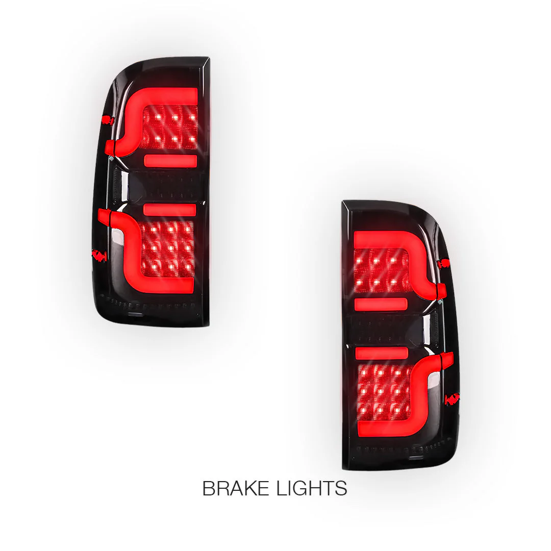 Toyota Hilux N70 (2005 - 2015) Sequential Smoked LED Tail Lights LH + RH - Image 4