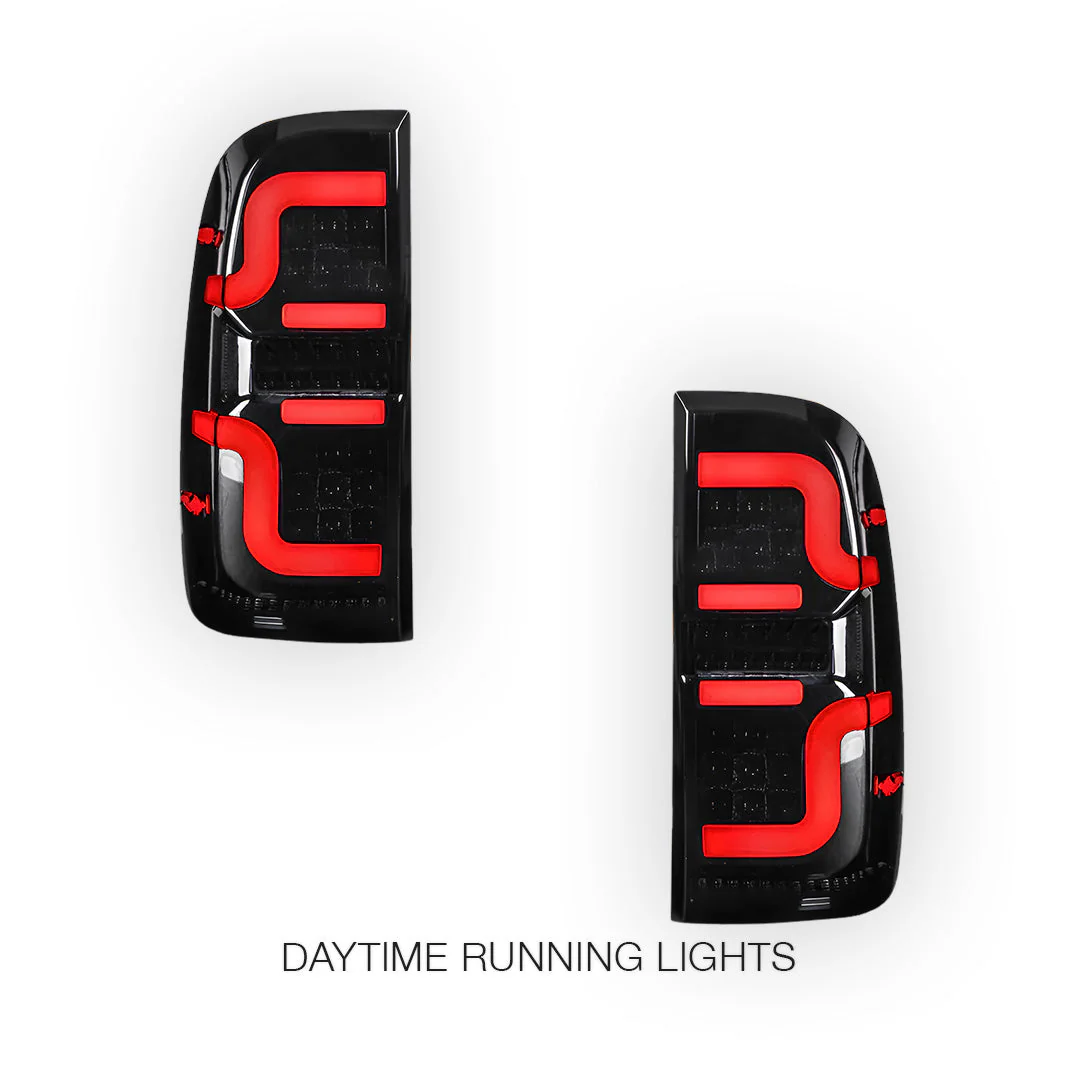 Toyota Hilux N70 (2005 - 2015) Sequential Smoked LED Tail Lights LH + RH - Image 5