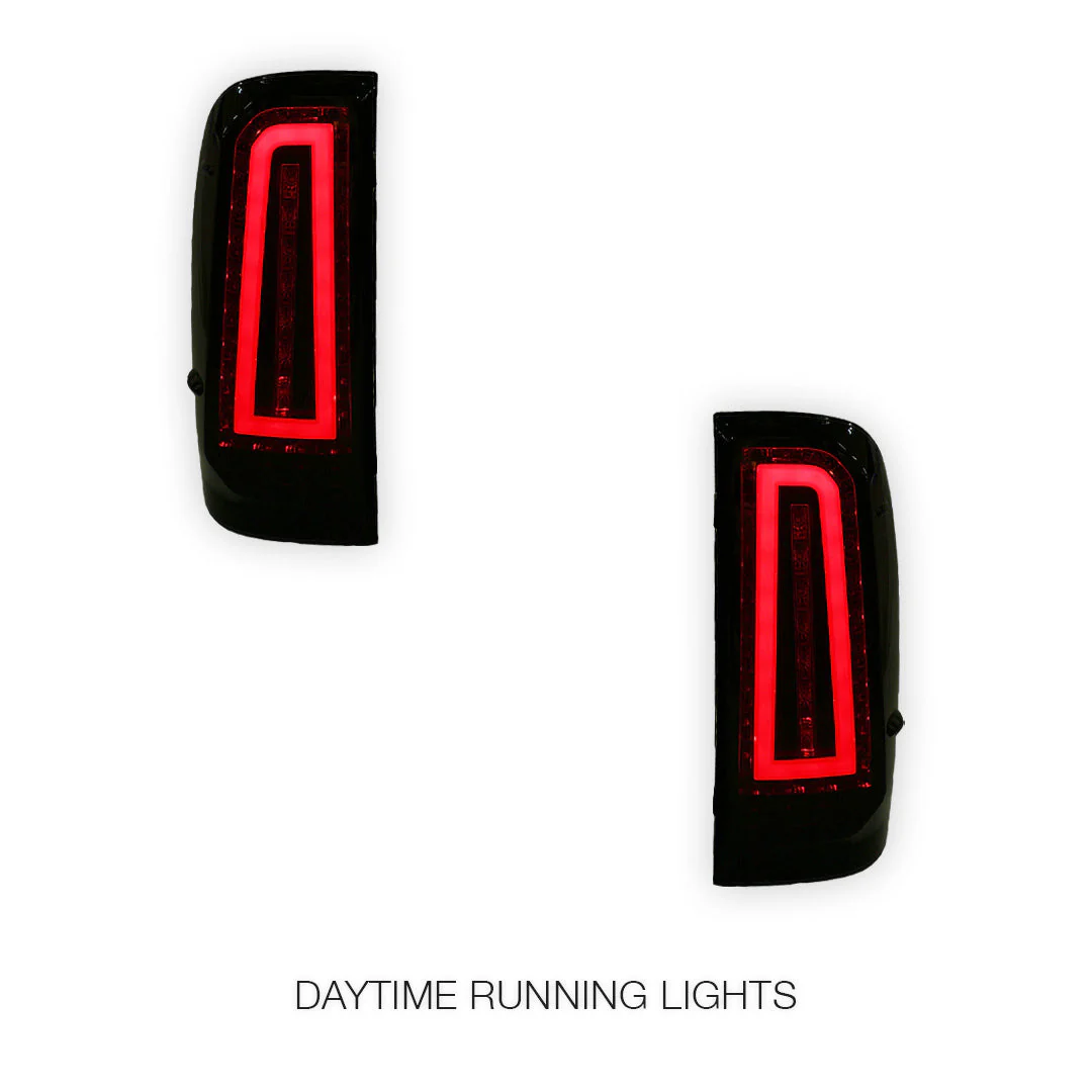 Toyota Hilux N70 (2005 - 2015) Scarlet Smoked Tail Lights LH + RH - Image 3