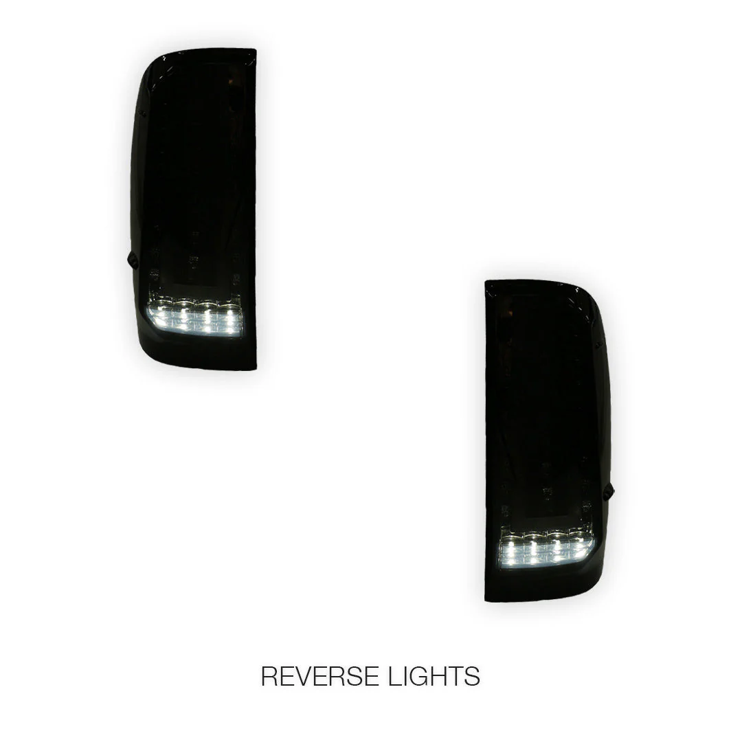 Toyota Hilux N70 (2005 - 2015) Scarlet Smoked Tail Lights LH + RH - Image 4