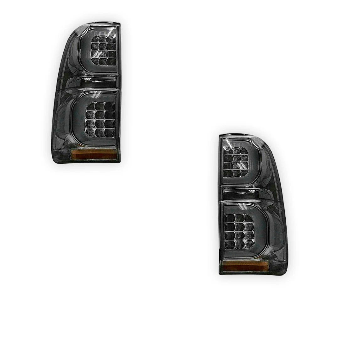 Toyota Hilux N70 (2005 - 2015) Smoked Tail Lights LH + RH - Image 2