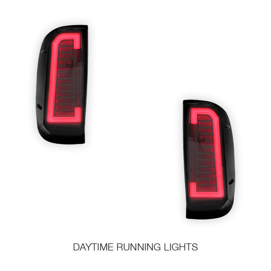 Toyota Hilux N70 (2007 - 2015) Scarlet Sequential Smoked Tail Lights LH + RH - Image 2