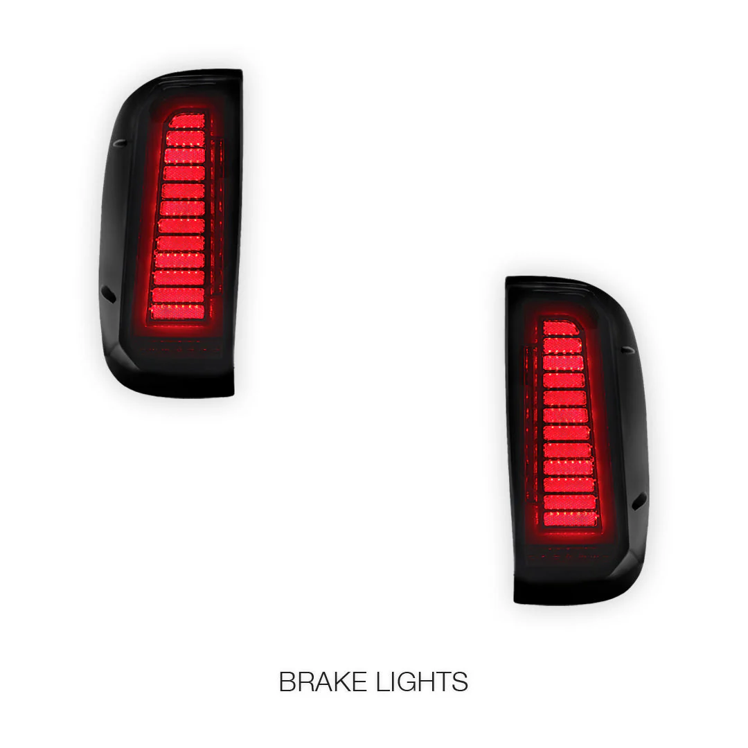 Toyota Hilux N70 (2007 - 2015) Scarlet Sequential Smoked Tail Lights LH + RH - Image 4