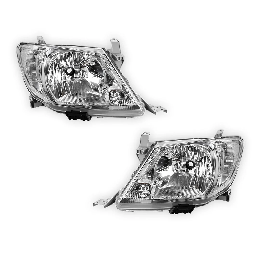 Toyota HiLux N70 (2008 - 2012) OEM Style Headlights LH + RH - Image 2