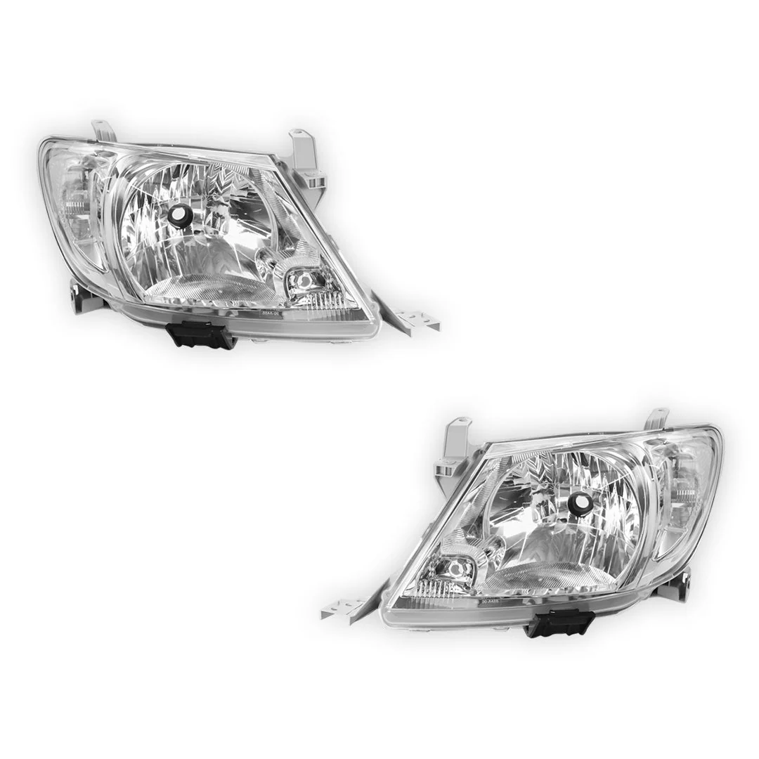 Toyota HiLux N70 (2008 - 2012) OEM Style Headlights LH + RH - Image 2