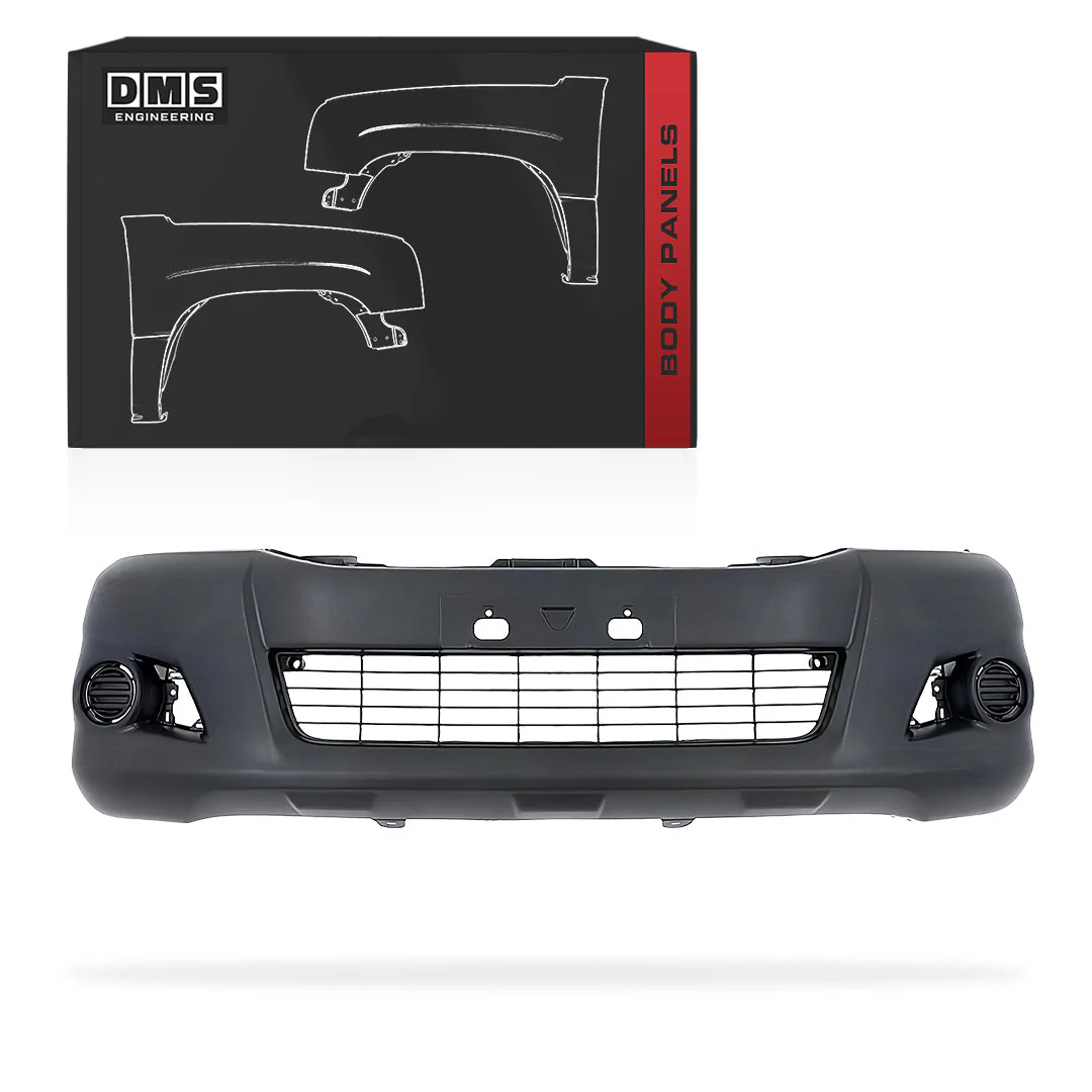 Toyota HiLux N70 (2011 - 2015) Front Primed Bumper Cover - Image 2