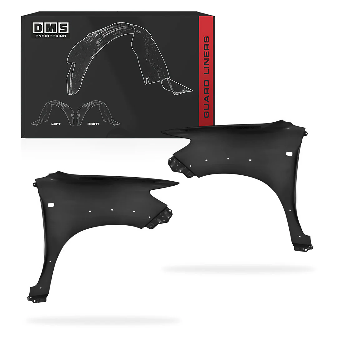 Toyota HiLux N70 (2011 - 2015) Guards with Flare Holes & Flasher Holes LH + RH - Image 2