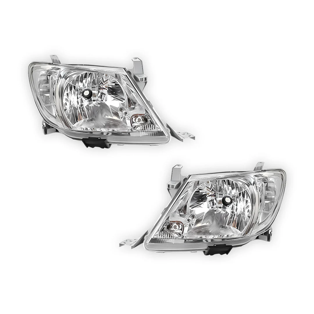 Toyota HiLux N70 2WD / 4WD (2008 - 2012) Headlights LH + RH - Image 2