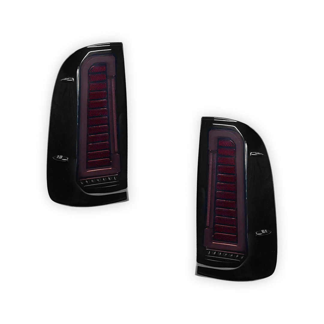 Toyota HiLux N70 / Vigo (2004 - 2015) Smoked Black Sequential Full 3D LED Tail Lights LH + RH - Image 6