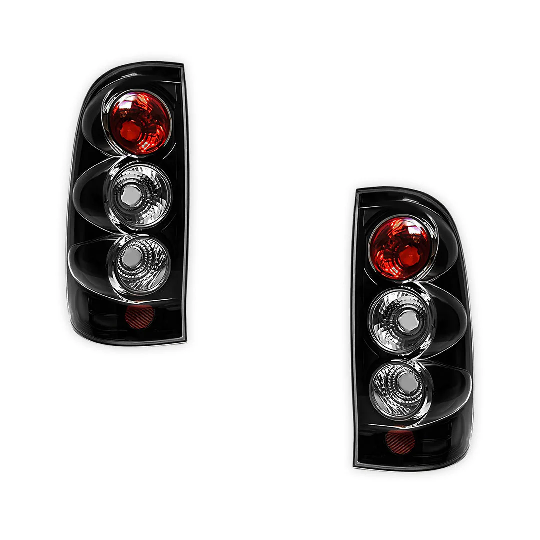Toyota Hilux N70 / Vigo (2005 - 2014) Black Altezza Tail Lights LH + RH - Image 2