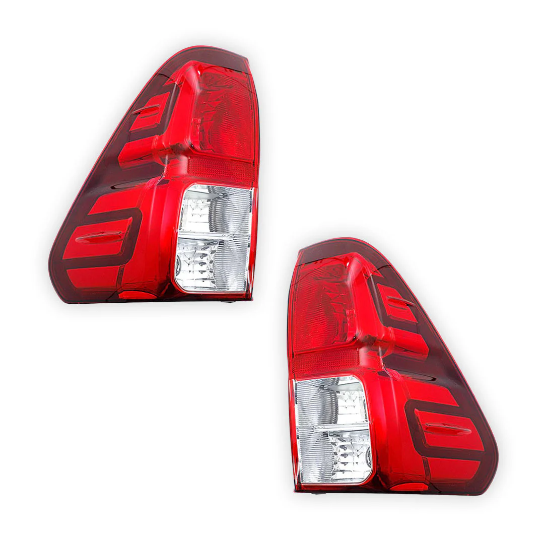 Toyota HiLux N80 (2015 - 2018) OEM Style Tail Lights LH + RH - Image 2