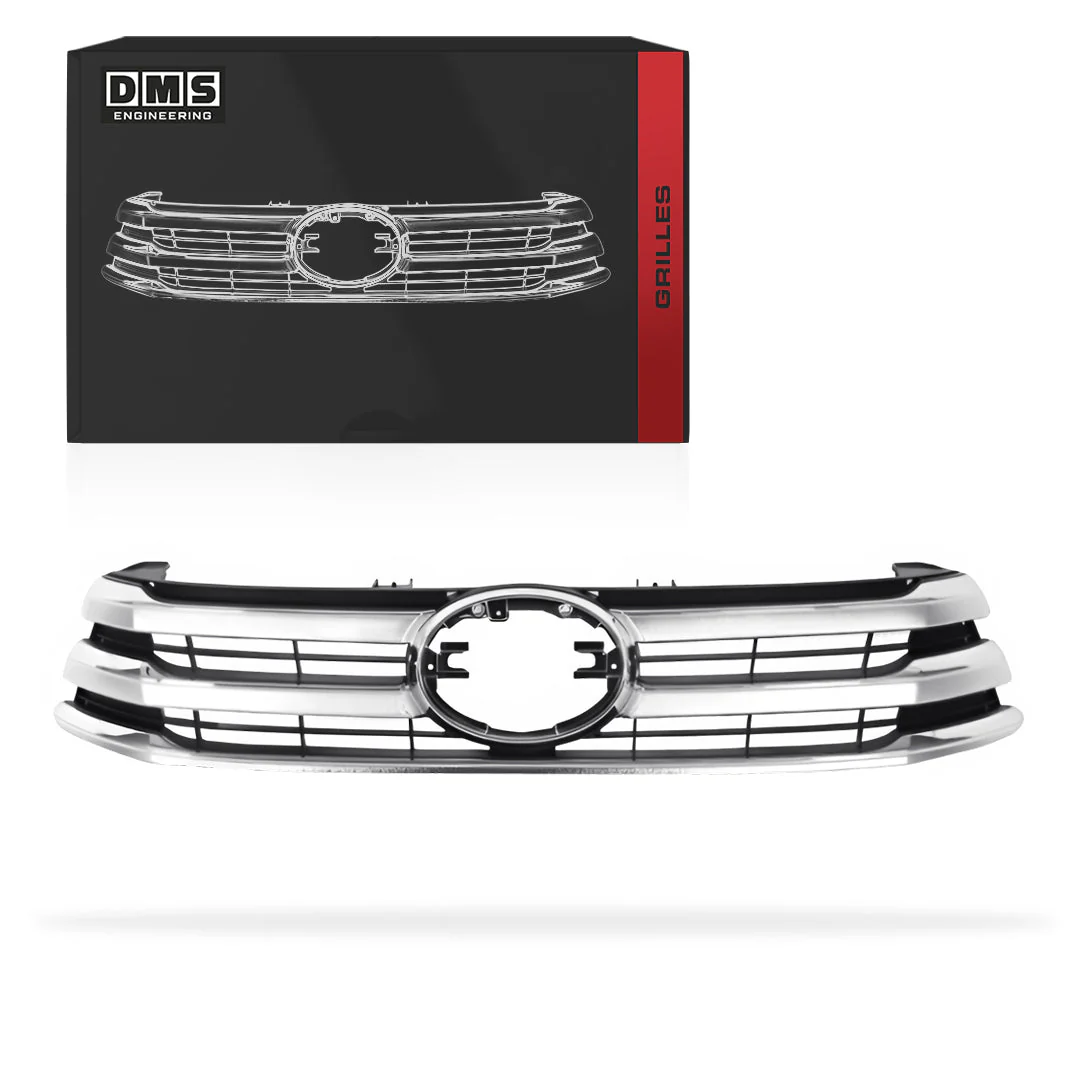 Toyota HiLux N80 (2015 - 2019) Chrome Front Grille - Image 2