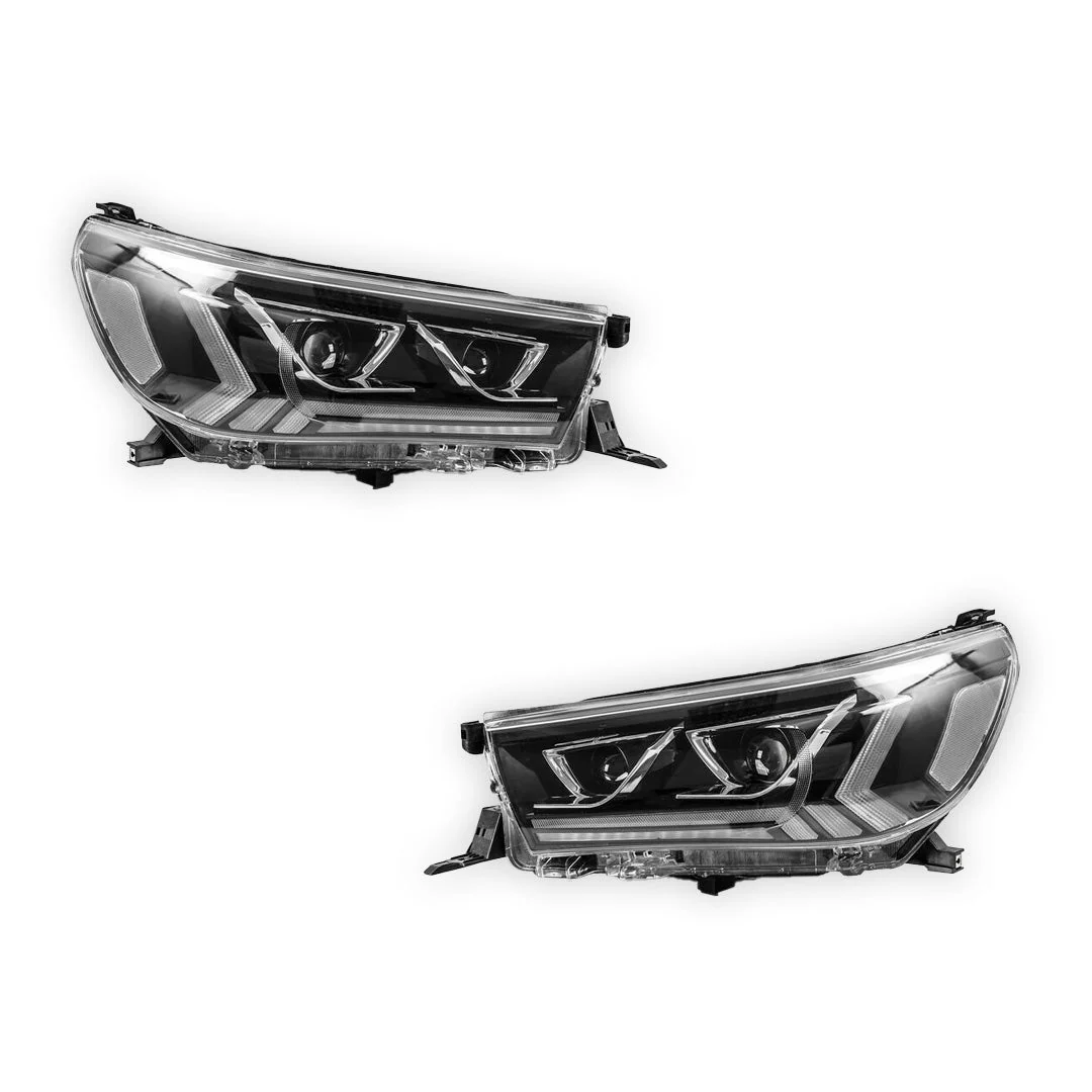 Toyota Hilux N80 (2015 - 2019) Sequential Headlights LH + RH - Image 2