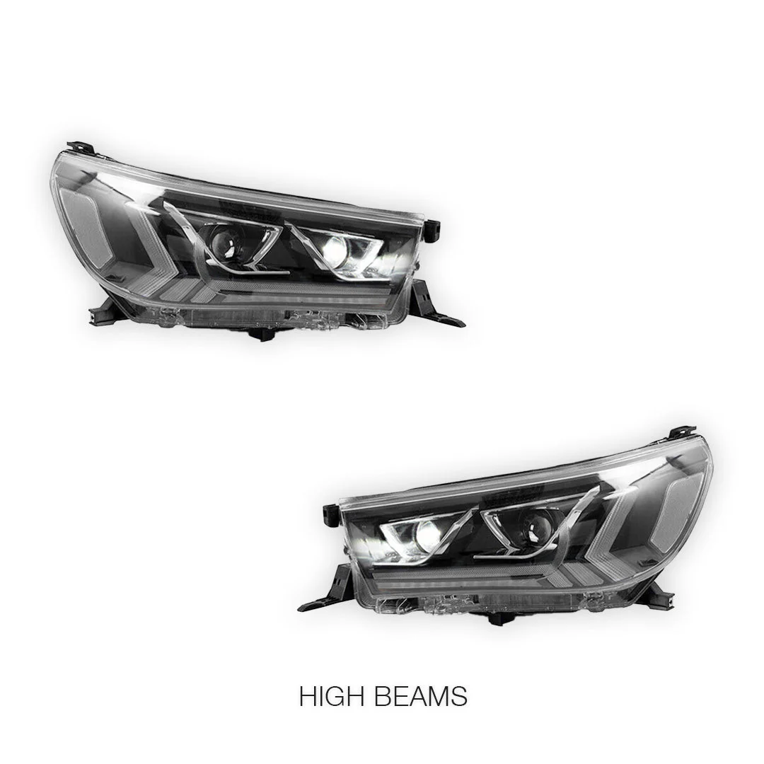 Toyota Hilux N80 (2015 - 2019) Sequential Headlights LH + RH - Image 6