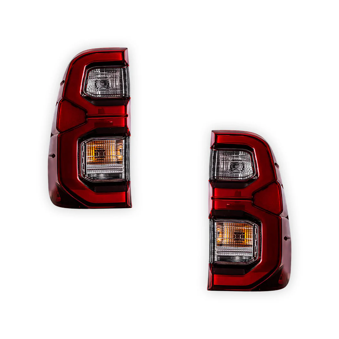 Toyota Hilux N80 (2015 - 2020) LED OEM Style Tail Lights LH + RH - Image 2