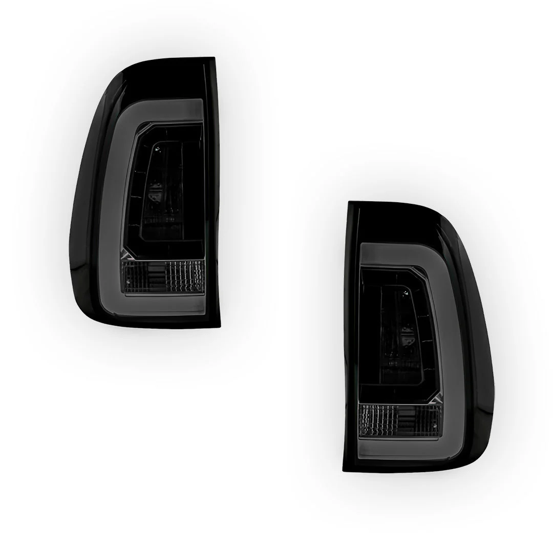 Toyota Hilux N80 (2015 - 2020) Smoked Red 3D LED Tail Lights LH + RH - Image 6