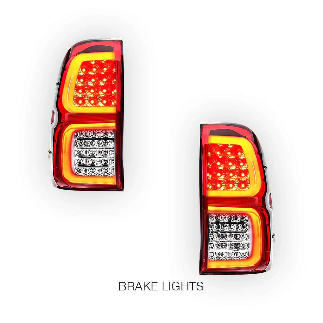 Toyota Hilux N80 (2015 - 2022) LED Tail Lights LH + RH - Image 2