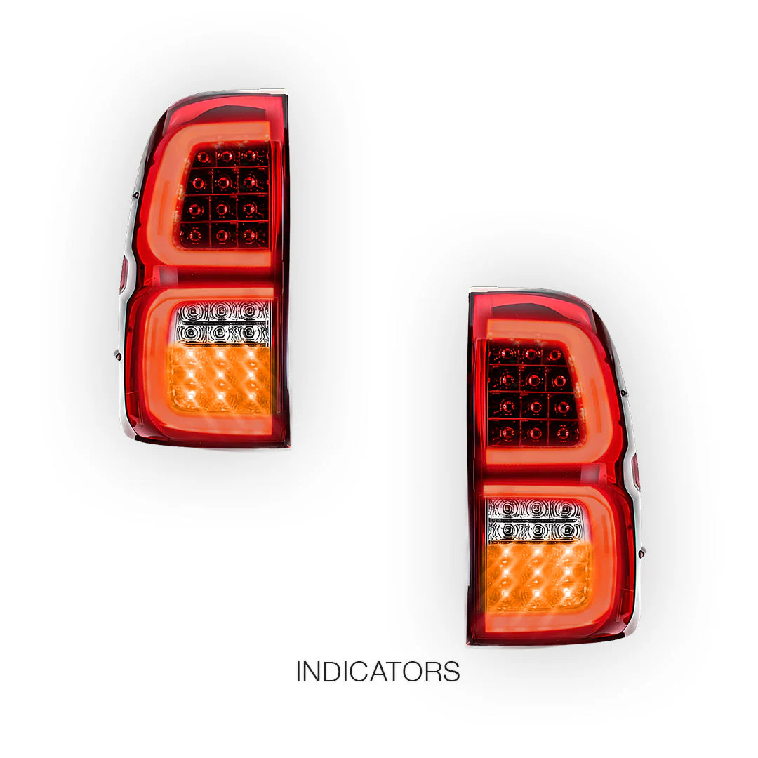 Toyota Hilux N80 (2015 - 2022) LED Tail Lights LH + RH - Image 4