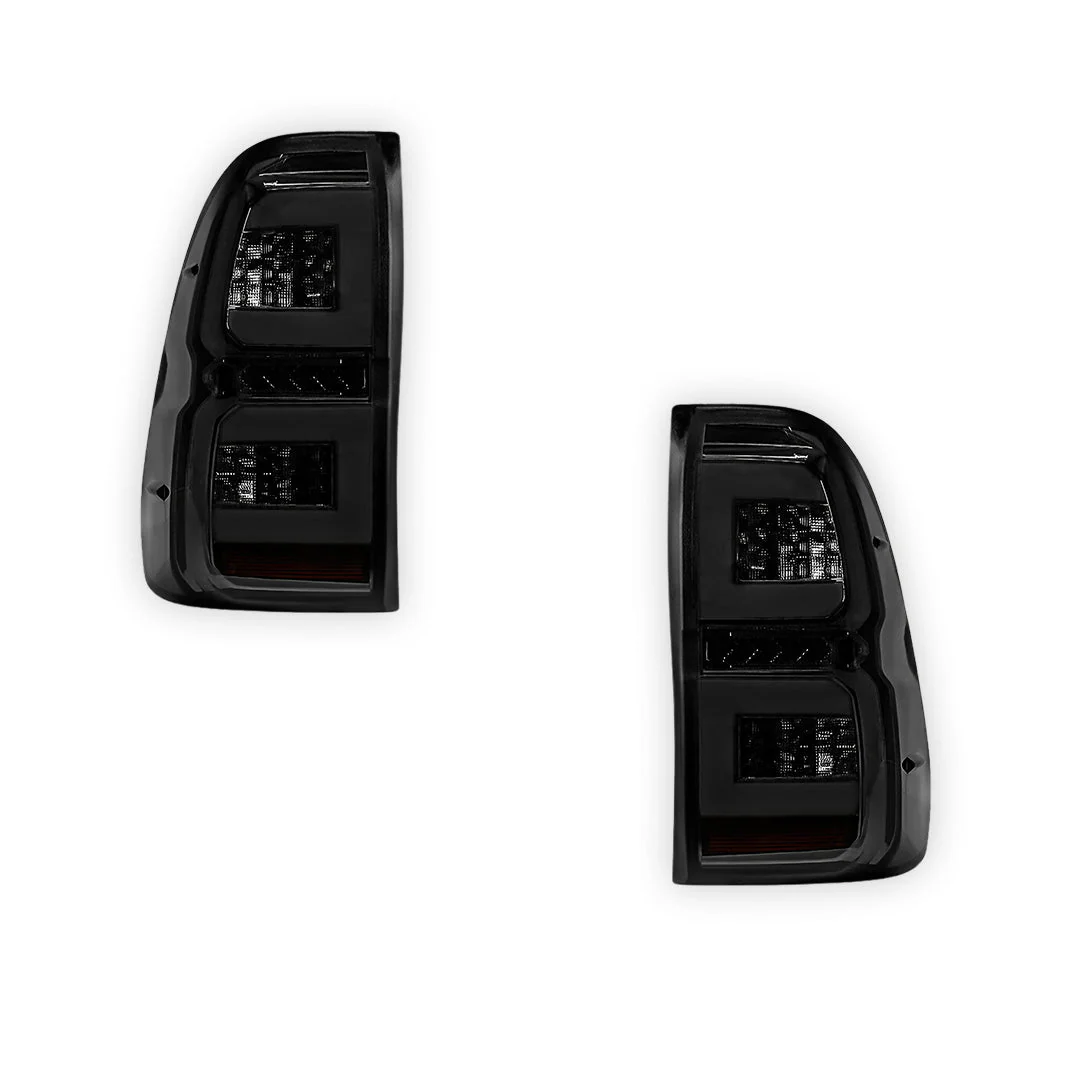 Toyota Hilux N80 (2015 - 2024) Sequential Smoked C-Style LED Tail Lights LH + RH - Image 6