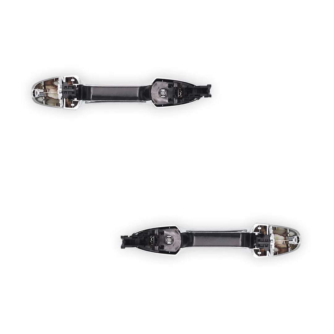Toyota Hilux N80 (2015 - 2025) Rear Chrome Outer Door Handle Covers LH + RH - Image 3