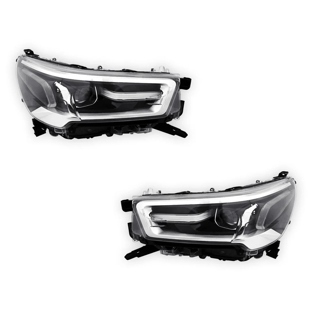 Toyota HiLux N80 (2020 - 2025) OEM Style Headlights LH + RH - Image 2