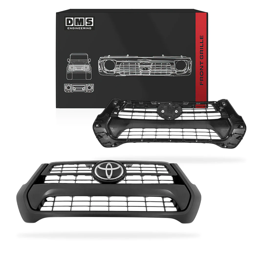 Toyota HiLux N80 (2022 - 2025) Genuine Upper and Lower Grille Mould - Image 2
