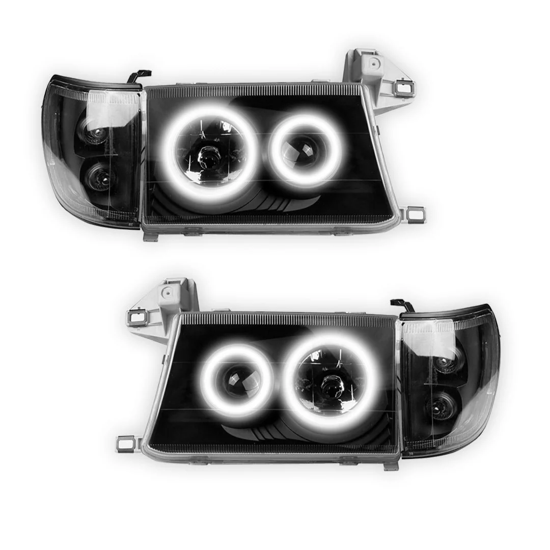 Toyota Hilux Surf / 4 Runner N180 (1995 - 2002) Angel Eyes Headlights LH + RH - Image 2