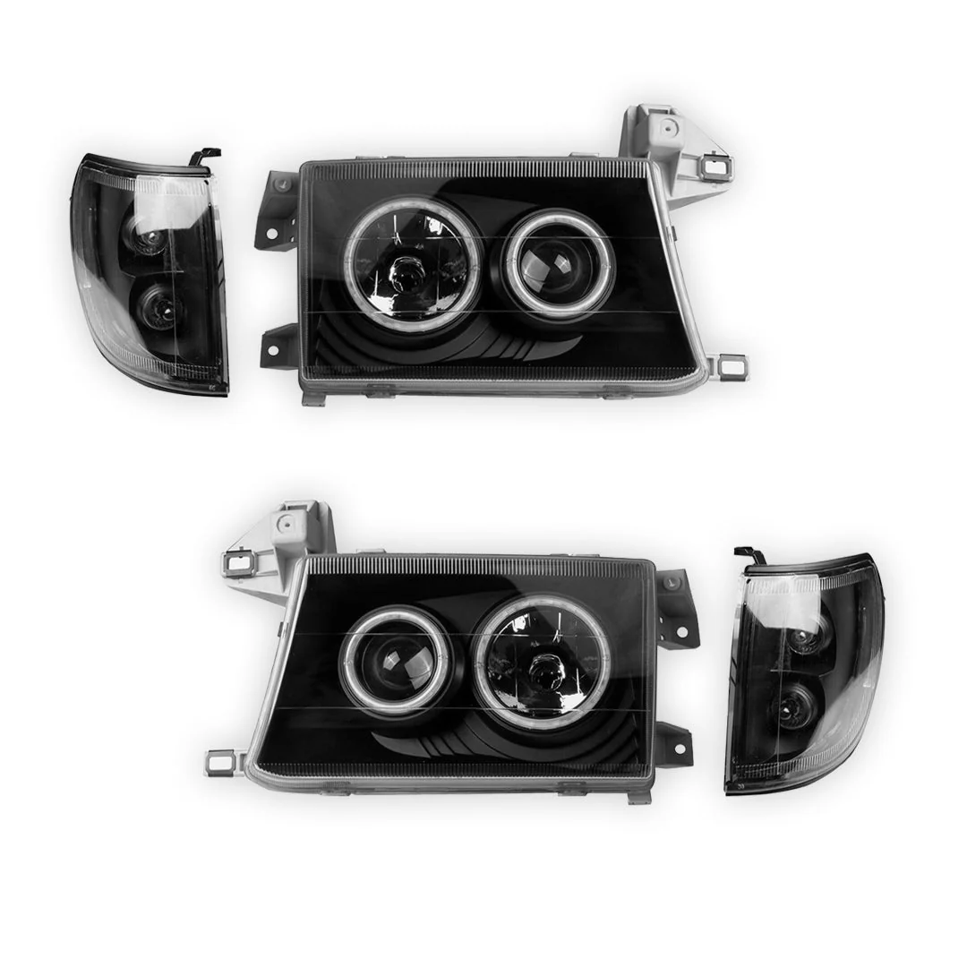 Toyota Hilux Surf / 4 Runner N180 (1995 - 2002) Angel Eyes Headlights LH + RH - Image 3