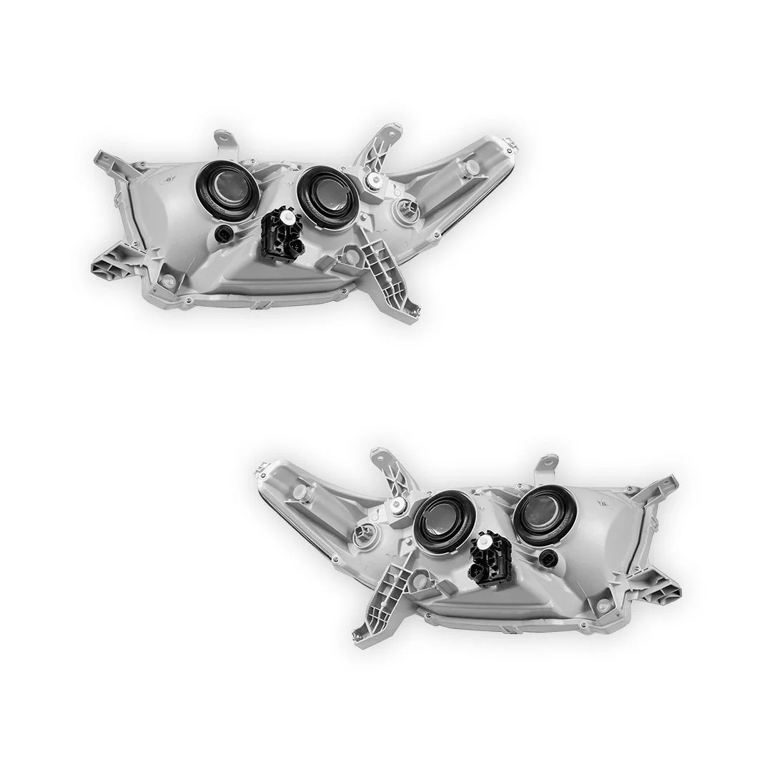 Toyota Kluger GSU40R (2010 - 2013) Chrome Halogen OEM Style Headlights LH + RH - Image 3