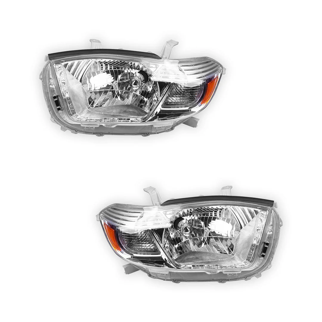 Toyota Kluger GSU40R / GSU45R (2007 - 2010) Halogen OEM Style Headlights LH + RH - Image 2