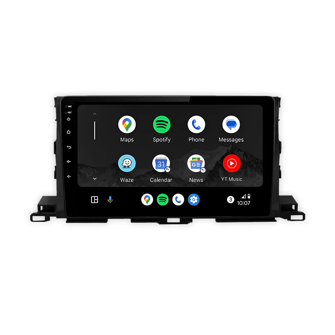 Toyota Kluger XU50 (2014 - 2019) 10.1" 13.3" Wireless Android 15 Head Unit for Apple CarPlay / Android Auto - Image 2